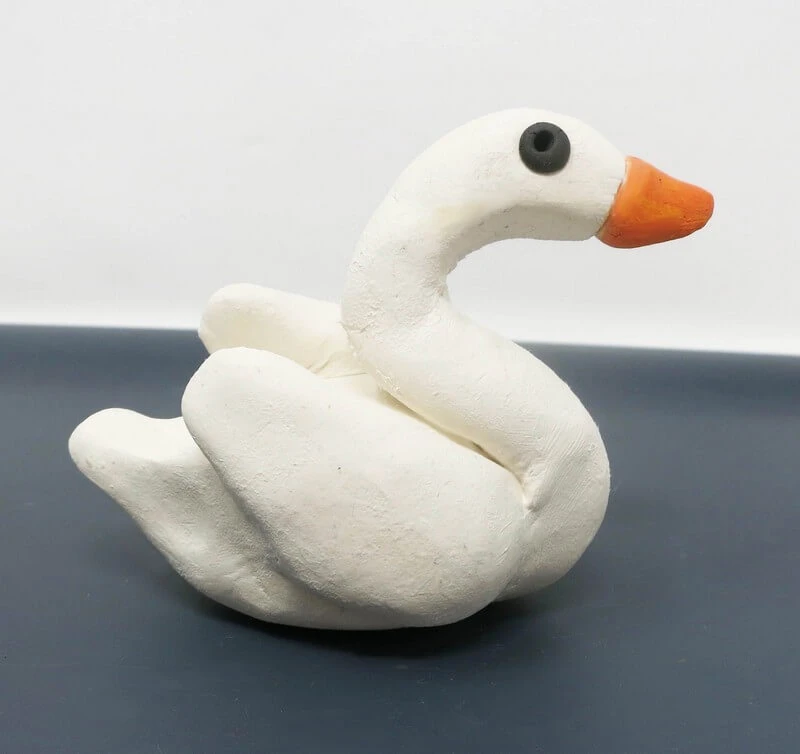 Serene Swan using Plus Clay